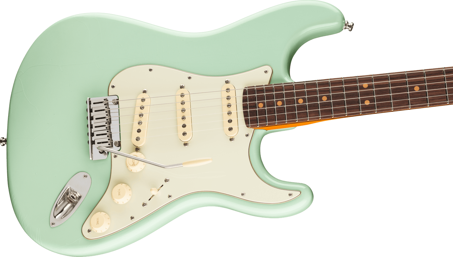Fender American Ultra Luxe Vintage '60s Stratocaster®, Rosewood Fingerboard, Surf Green 0118220857