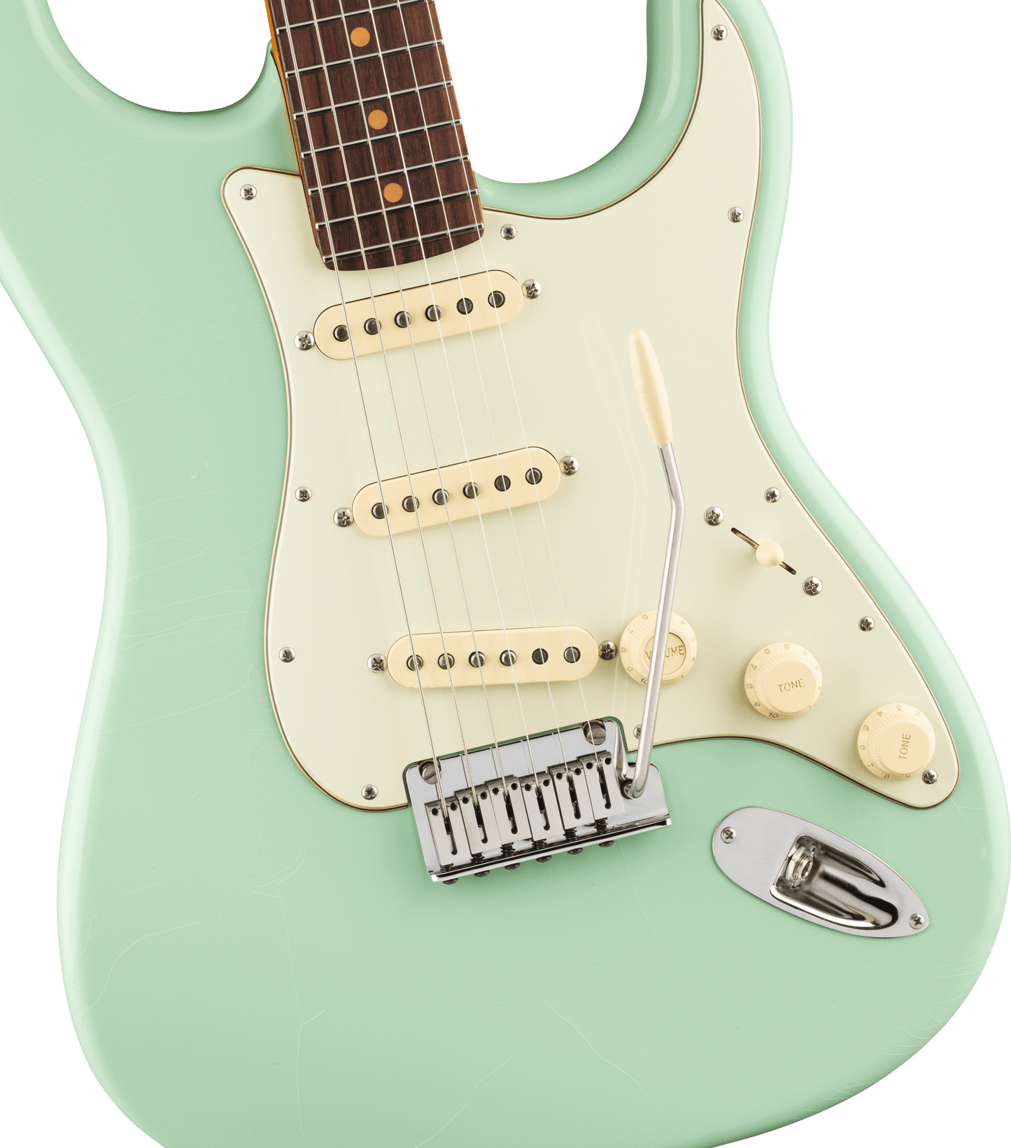 Fender American Ultra Luxe Vintage '60s Stratocaster®, Rosewood Fingerboard, Surf Green 0118220857