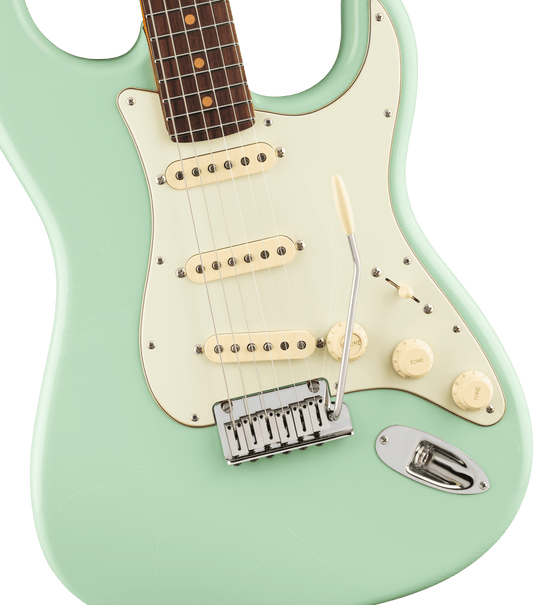 Fender American Ultra Luxe Vintage '60s Stratocaster®, Rosewood Fingerboard, Surf Green 0118220857