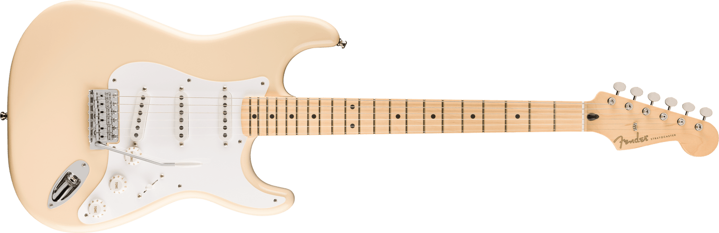 Fender Jimmie Vaughan Tex-Mex Strat  Maple Fingerboard Olympic White
