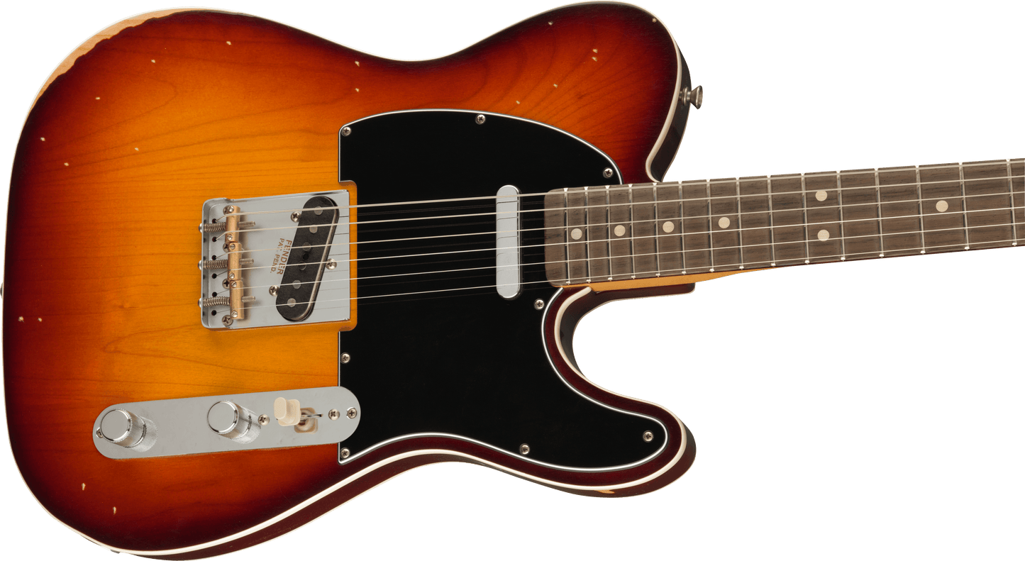 Fender Jason Isbell Custom Telecaster- 3-Color Chocolate Burst with Gig Bag