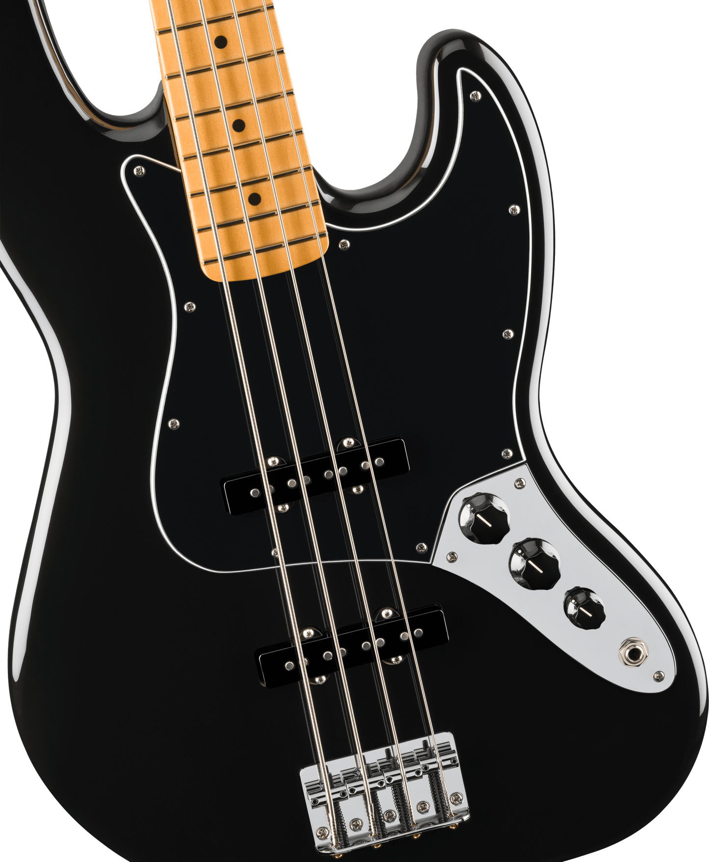 Fender Player II Jazz Bass Guitar Maple Fingerboard, Black