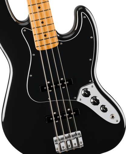 Fender Player II Jazz Bass Guitar Maple Fingerboard, Black