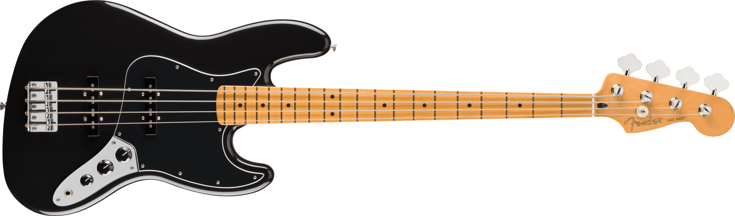 Fender Player II Jazz Bass Guitar Maple Fingerboard, Black