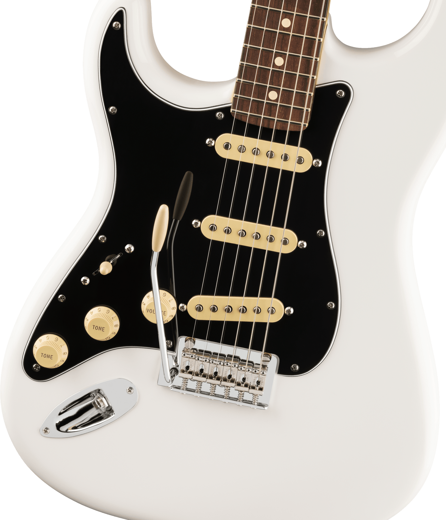 Fender Player II Stratocaster® Left-Hand, Rosewood Fingerboard, Polar White 0140530515
