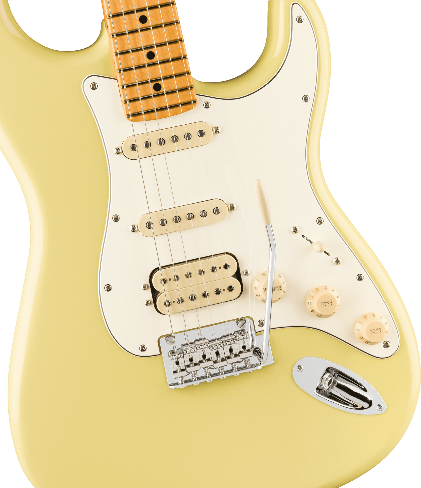 Fender Player II Stratocaster® HSS, Maple Fingerboard, Hialeah Yellow 0140542561