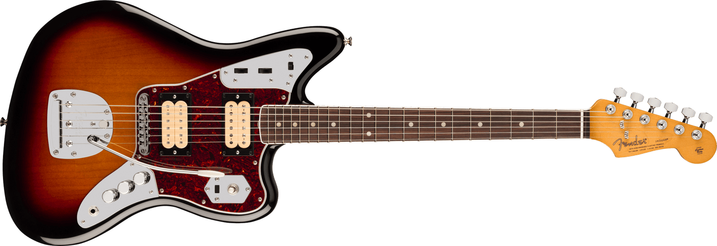 Fender Kurt Cobain Jaguar Rosewood Fingerboard, 3-Color Sunburst
