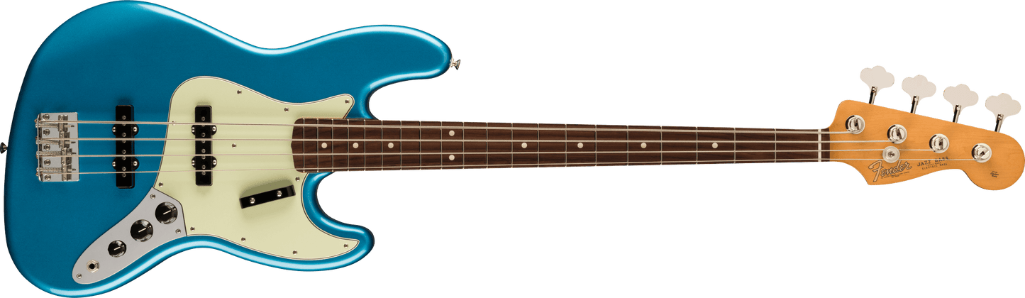 Fender Vintera® II '60s Jazz Bass®, Rosewood Fingerboard, Lake Placid Blue