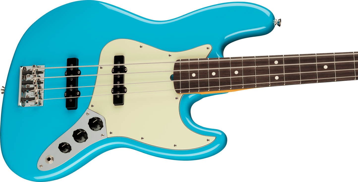 Fender American Professional II Jazz Bass®, Rosewood Fingerboard, Miami Blue