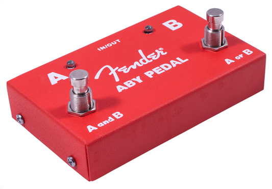 Fender 2-Switch ABY Pedal, Red 0234506000