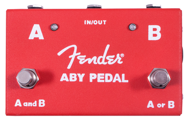 Fender 2-Switch ABY Pedal, Red 0234506000