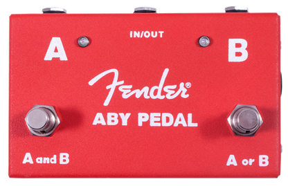 Fender 2-Switch ABY Pedal, Red 0234506000