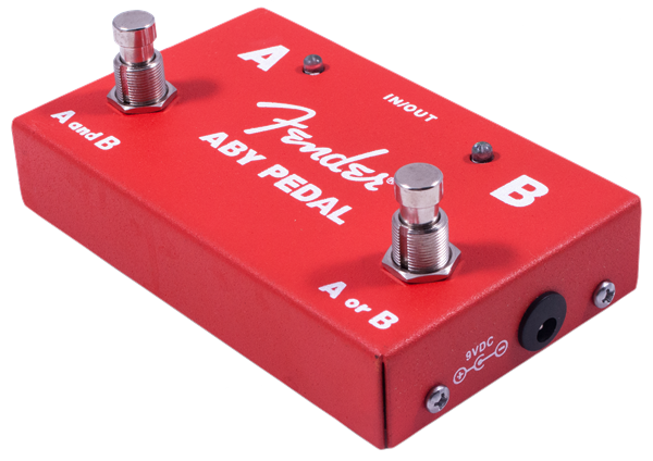 Fender 2-Switch ABY Pedal, Red 0234506000