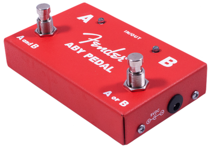 Fender 2-Switch ABY Pedal, Red 0234506000