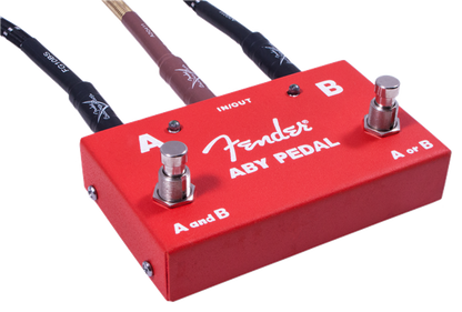 Fender 2-Switch ABY Pedal, Red 0234506000