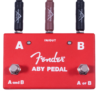 Fender 2-Switch ABY Pedal, Red 0234506000