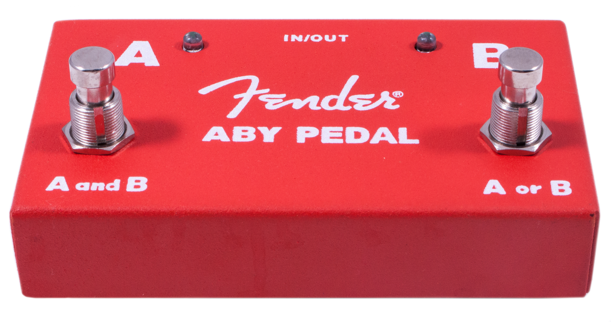 Fender 2-Switch ABY Pedal, Red 0234506000