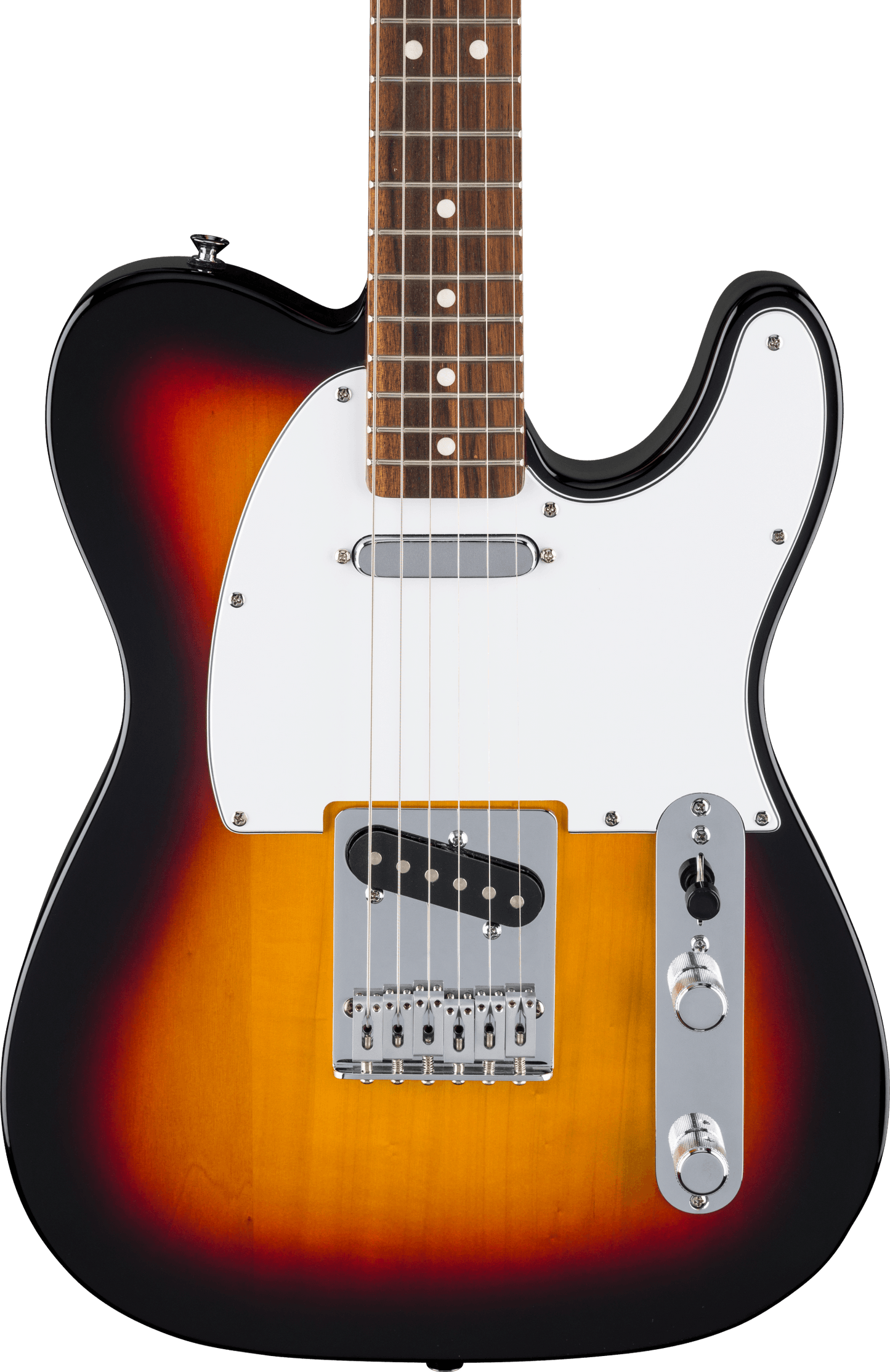 Fender Standard Telecaster®, Laurel Fingerboard, White Pickguard, 3-Color Sunburst