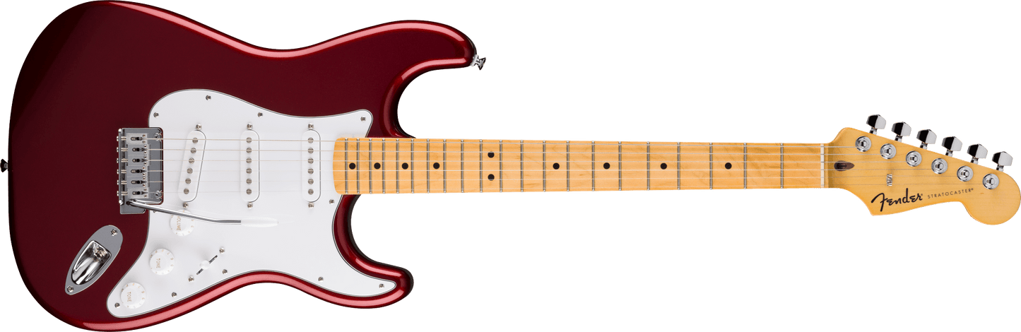 Fender Standard Stratocaster®, Maple Fingerboard, White Pickguard, Candy Cola