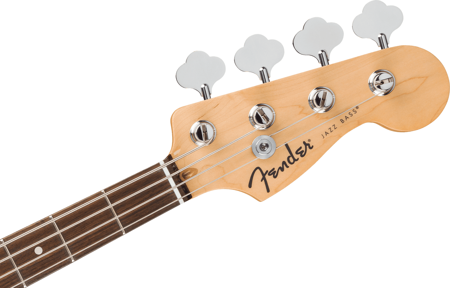 Fender Standard Jazz Bass Laurel Fingerboard, White Pickguard, Olympic White
