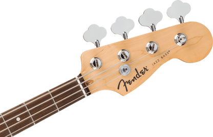 Fender Standard Jazz Bass Laurel Fingerboard, White Pickguard, Olympic White