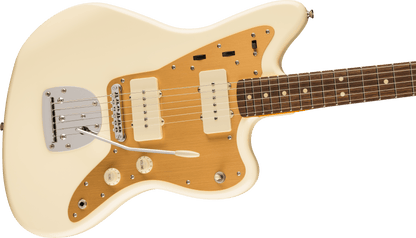 Squier J Mascis Jazzmaster®, Laurel Fingerboard, Gold Anodized Pickguard, Vintage White