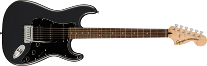 Squier Affinity Series® Stratocaster® HSS Pack, Laurel Fingerboard, Charcoal Frost Metallic, Gig Bag, 15G - 120V