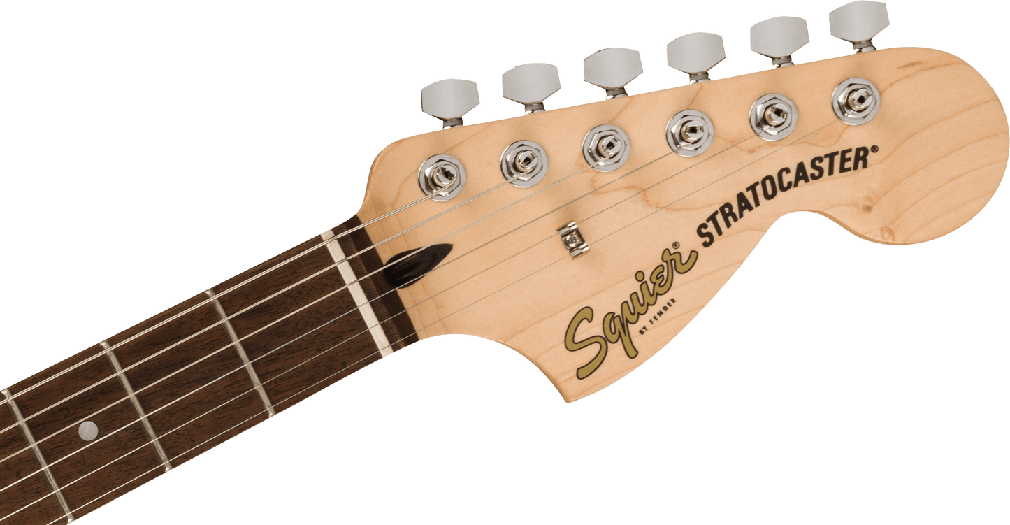 Squier Affinity Series® Stratocaster® HSS Pack, Laurel Fingerboard, Charcoal Frost Metallic, Gig Bag, 15G - 120V