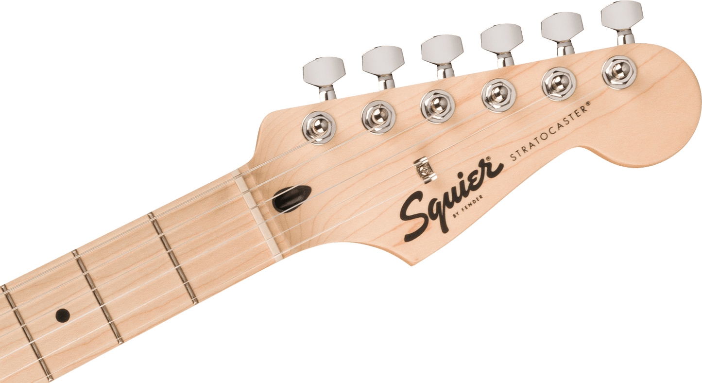 Squier Sonic® Stratocaster® HT, Maple Fingerboard, White Pickguard, Arctic White