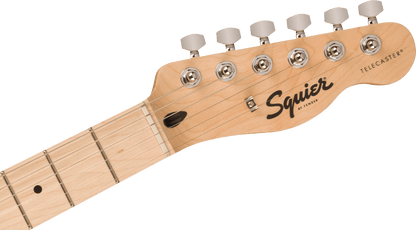 Squier Sonic® Telecaster®, Maple Fingerboard, Black Pickguard, Butterscotch Blonde