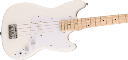 Squier Sonic® Bronco™ Bass, Maple Fingerboard, White Pickguard, Arctic White