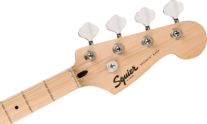 Squier Sonic® Bronco™ Bass, Maple Fingerboard, White Pickguard, Arctic White