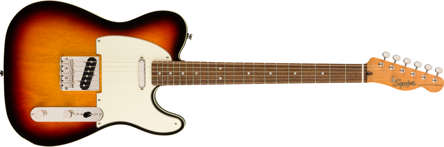 Squier Classic Vibe '60s Custom Telecaster®, Laurel Fingerboard, 3-Color Sunburst