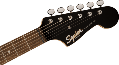 Squier Paranormal Strat-O-Sonic Laurel Fingerboard, Black Pickguard, Vintage Blonde