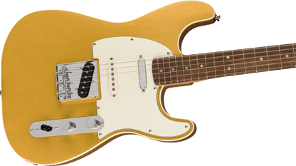 Squier Paranormal Custom Nashville Stratocaster Laurel Fingerboard, Parchment Pickguard, Aztec Gold