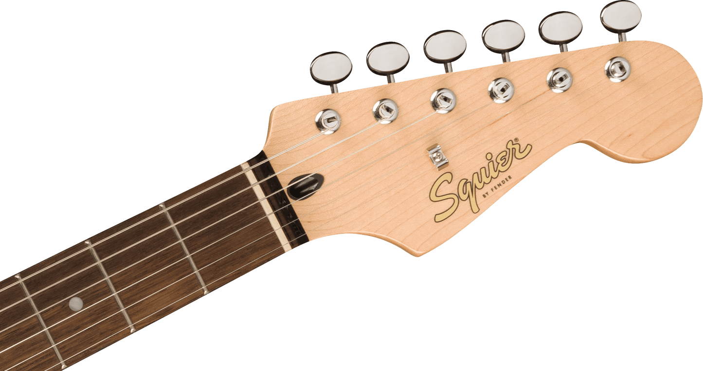 Squier Paranormal Custom Nashville Stratocaster Laurel Fingerboard, Parchment Pickguard, Aztec Gold