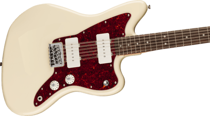 Squier Paranormal Jazzmaster XII, Laurel Fingerboard, Tortoiseshell Pickguard, Olympic White