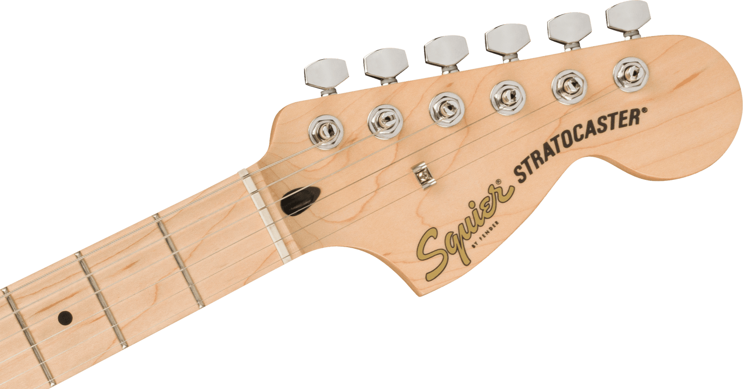 Squier Affinity Series® Stratocaster®, Maple Fingerboard, White Pickguard, Olympic White