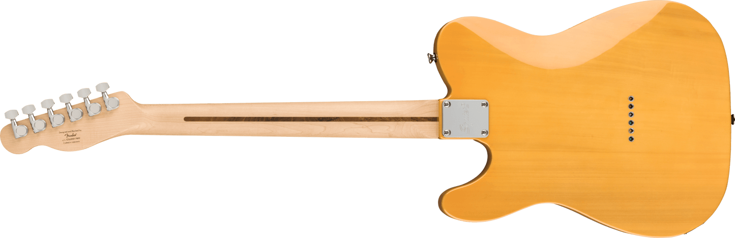 Squier Affinity Series® Telecaster®, Maple Fingerboard, Black Pickguard, Butterscotch Blonde