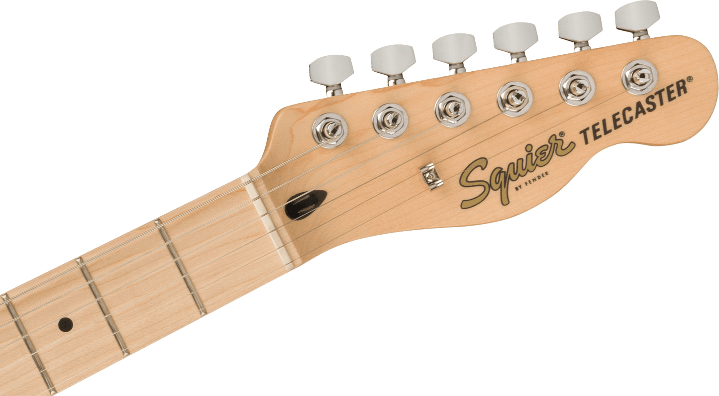 Squier Affinity Series® Telecaster®, Maple Fingerboard, Black Pickguard, Butterscotch Blonde