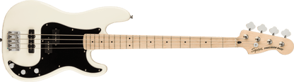 Squier Affinity Series Precision Bass PJ Maple Fingerboard, Black Pickguard, Olympic White