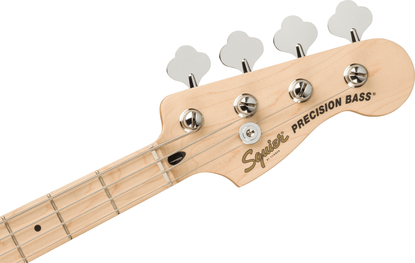 Squier Affinity Series Precision Bass PJ Maple Fingerboard, Black Pickguard, Olympic White