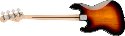 Squier Affinity Series Jazz Bass Maple Fingerboard, White Pickguard, 3-Color Sunburst
