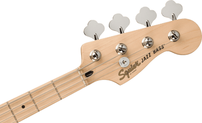 Squier Affinity Series Jazz Bass Maple Fingerboard, White Pickguard, 3-Color Sunburst