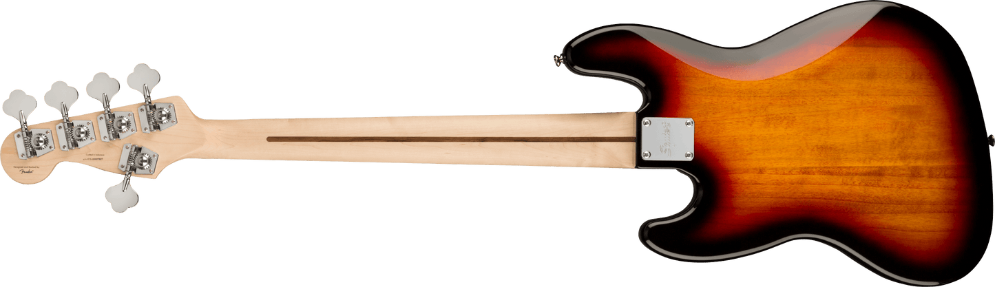Squier Affinity Series Jazz Bass V Laurel Fingerboard, Black Pickguard, 3-Color Sunburst