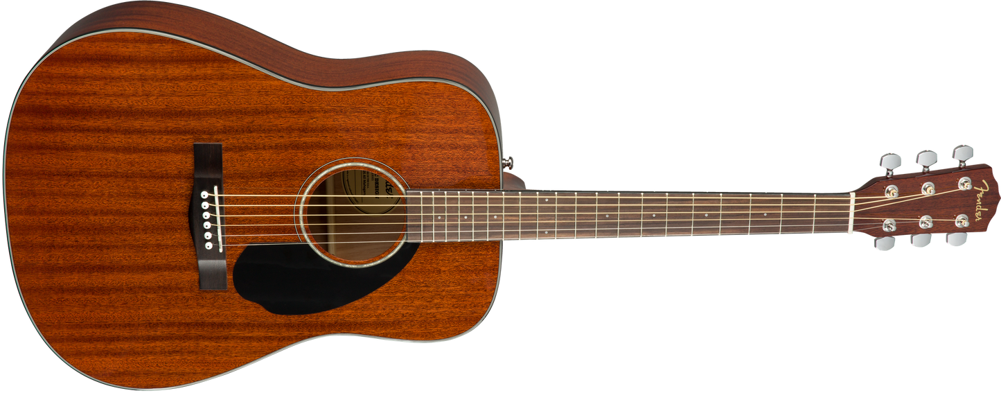 Fender CD-60S Dreadnought, Walnut Fingerboard, All-Mahogany