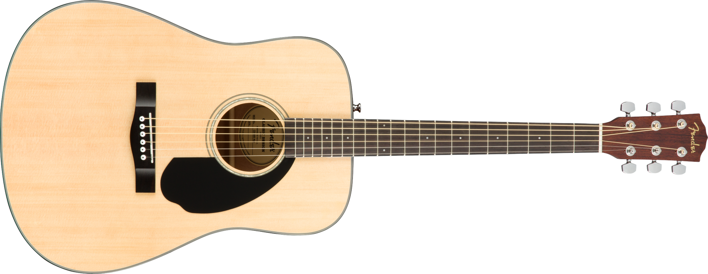 Fender CD-60S Dreadnought Acoustic Guitar Pack V2, Natural