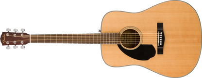 Fender CD-60S Left Hand Acoustic Guitar Walnut Fingerboard, Natural