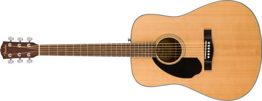 Fender CD-60S Left Hand Acoustic Guitar Walnut Fingerboard, Natural