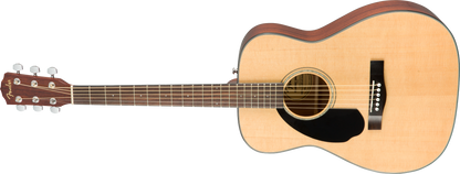 Fender CD-60S Left Hand Acoustic Guitar Walnut Fingerboard, Natural